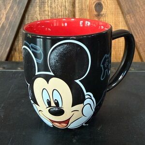 Disney Mickey Mouse Black and Red Mug
